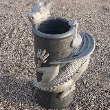 slate grey two tone dragon